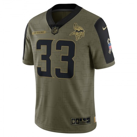 Miesten Minnesota Vikings NFL Pelipaita Dalvin Cook 33 Nike 2021 Salute to Service
